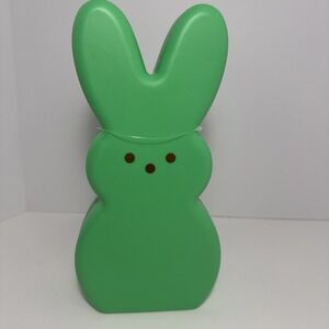 PEEPS 10" Bunny Green LED‎ Blow Mold Candle Easter Light Marshmallow Decor